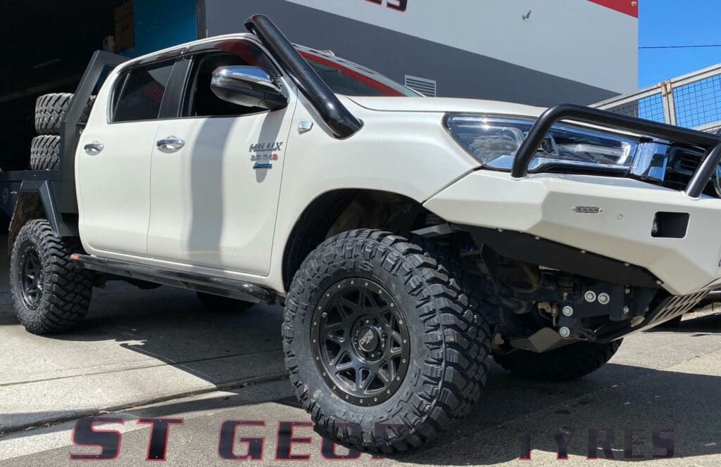 Dirty Life Theory Black Toyota Hilux St George Tyres