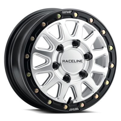 Raceline A14sb Wheel 6lug Hyper Silver Black Ring 15x6 5 1000