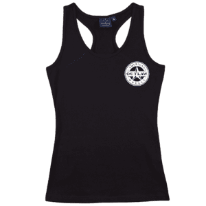 American Outlaw Ladies Singlet Front
