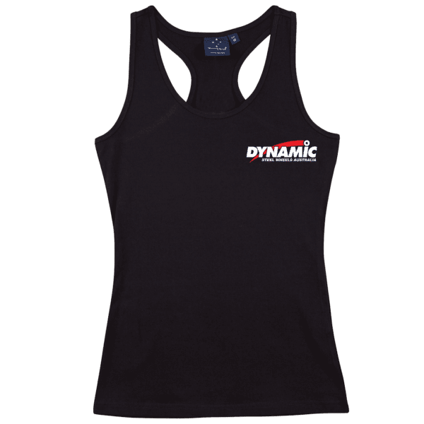 Dynamic Steel Ladies Singlet Front