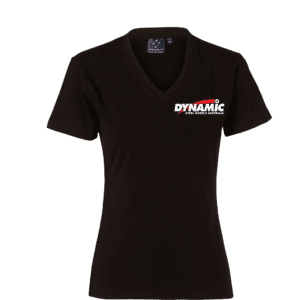 Dynamic Steel Ladies Tshirt Front
