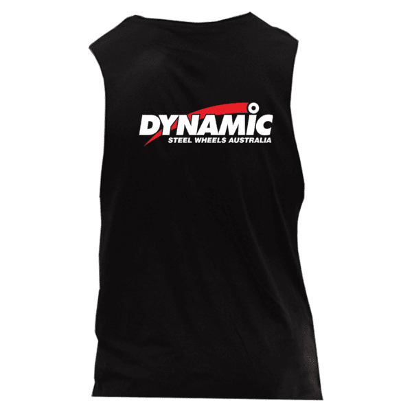 Dynamic Steel Mens Singlet Back