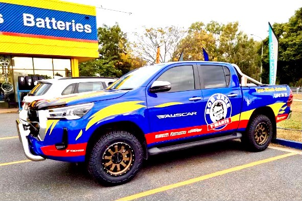 Bob Jane Rockhampton Hilux With 17inch Raceline Clutch Bronze