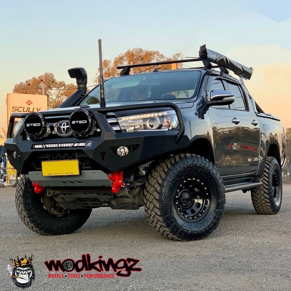 Dynamic Steel Imitation Beadlock D Hole On A Toyota Hilux By Modkingz