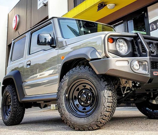 Dynamic Steel Sunraysia Wheels Fitted To Suzuki Jimny By The Wheel Deal