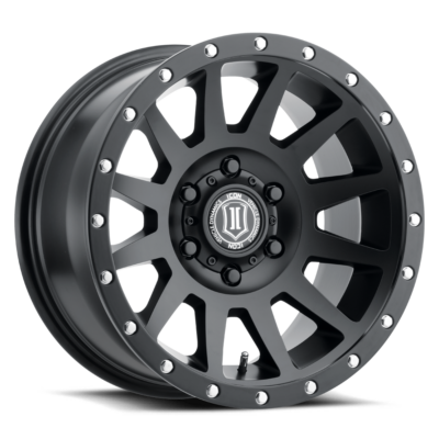 Icon Compression Satin Black 25 Angle