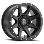Icon Rebound Satin Black 25 Angle