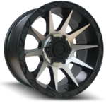 American Outlaw Cord Satin Black Machined Face 25 Angle