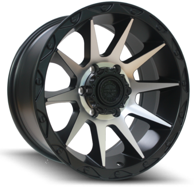 American Outlaw Cord Satin Black Machined Face 25 Angle