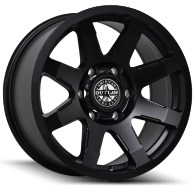 American Outlaw Legacy Satin Black 25 Angle