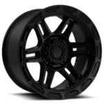 American Outlaw Piston Satin Black 25 Angle
