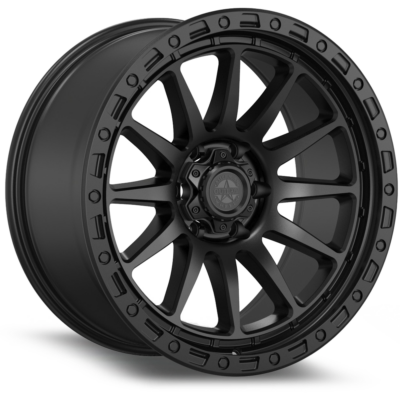 American Outlaw Spike Gloss Black 25 Angle