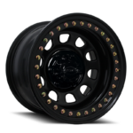 Dynamic Steel Wheels D Hole Genuine Beadlock Black 25 Angle