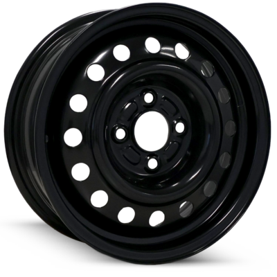 Dynamic Steel Wheels Oem Plus Black 25 Angle