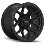Elite Fusion Satin Black 25 Angle