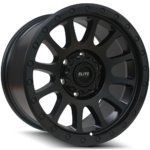 Elite Podium Satin Black 25 Angle