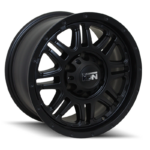Ion 186 Satin Black 25 Angle