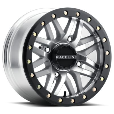 Raceline A91 Ryno Comp Beadlock Machined Black Lip 25 Angle