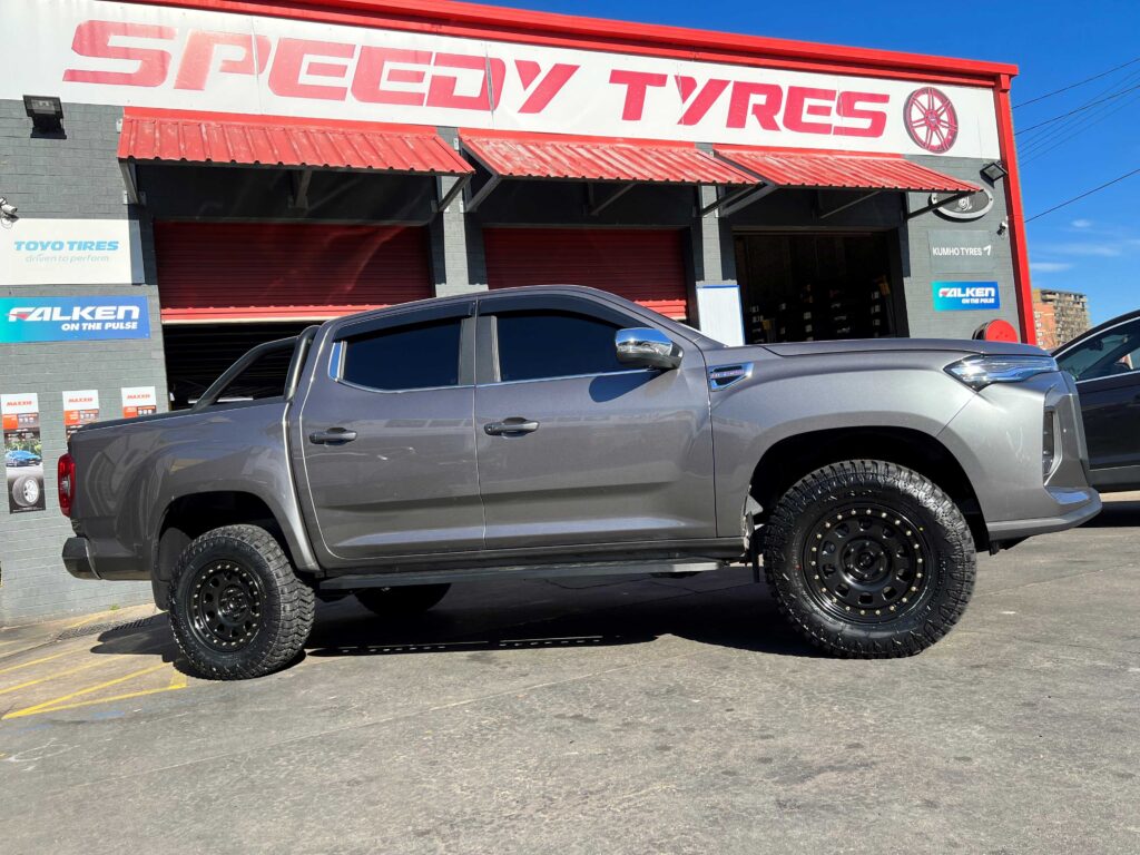 LDV T60 FITTED WITH DYNAMIC STEEL IMITATION D HOLE WHEELS BY SPEEDY TYRES