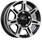 Spyder Enforcer Gloss Black Machined 25 Angle