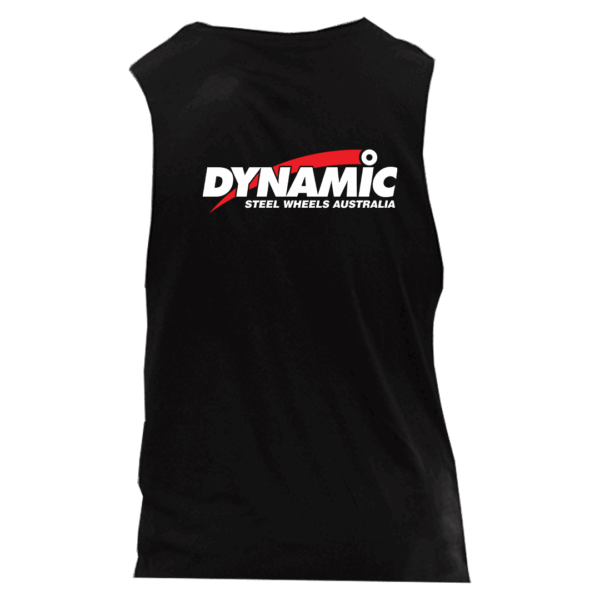Dynamic Steel Mens Singlet Back