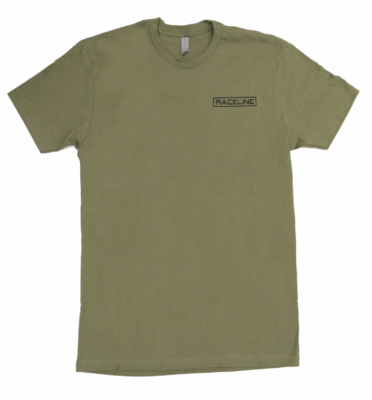 Racelineolivegreenshirtfront 960x