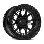 Commando Matte Black With Gloss Black Ring 2e
