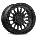 Grit Matte Black With Gloss Black Ring 2e