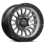 Grit Matte Gunmetal With Matte Black Ring 2e