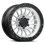 Grit Matte Silver With Matte Black Ring 2e