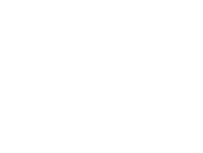 Lock Offroad Logo White