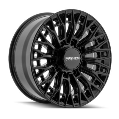 Mayhem Wheels Cyclone Gloss Black Front