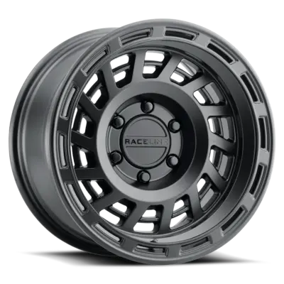 Raceline 957 Halo Satin Black Face