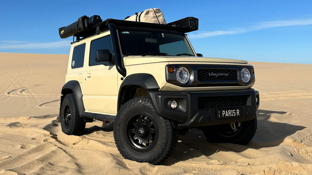 Popular Suzuki Jimny Dirty Life Roadkill Matte Black 01